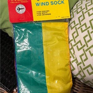 Vintage Colorful rainbow Wind Sock for Outdoor Use